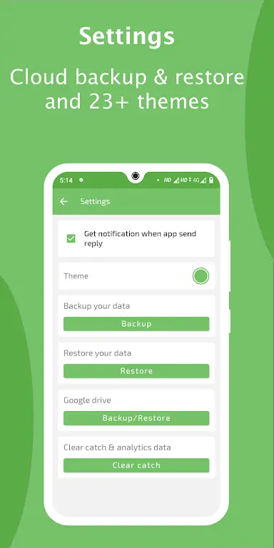 Capture d'écran de l'application All Auto Responder 4
