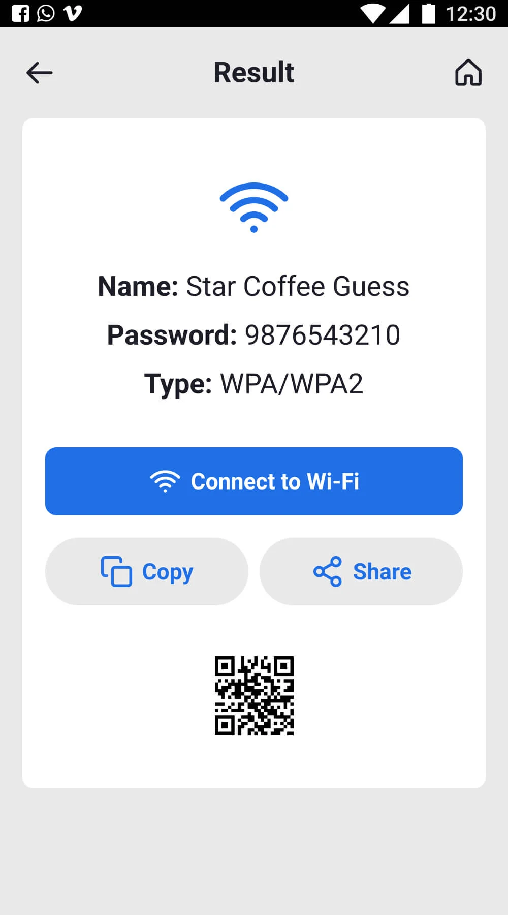Capture d'écran 4 de QR Code Scanner Barcode Reader