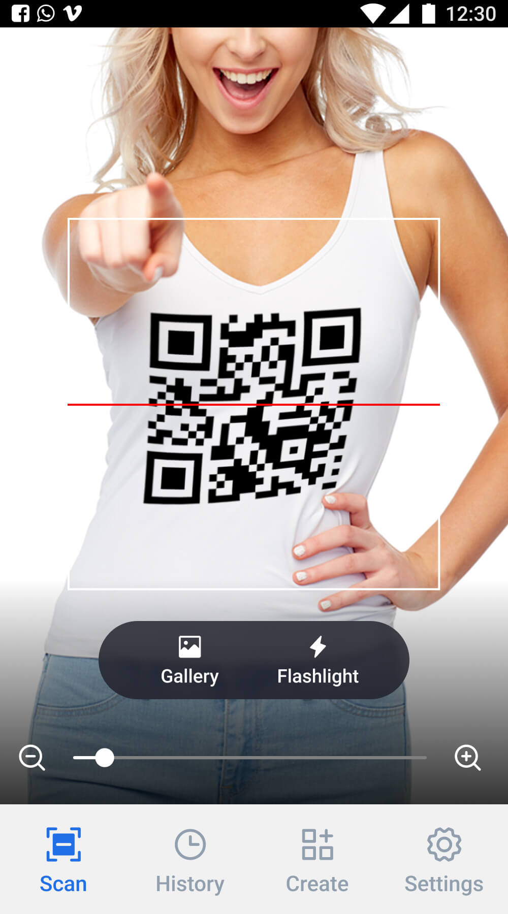 Capture d'écran 2 de QR Code Scanner Barcode Reader