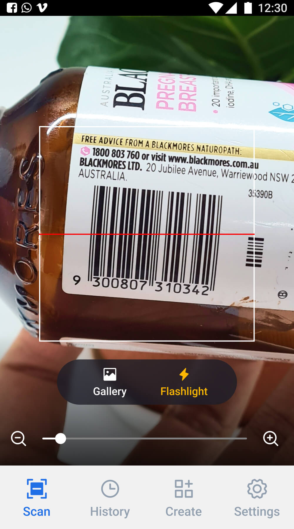 Capture d'écran 7 de QR Code Scanner Barcode Reader