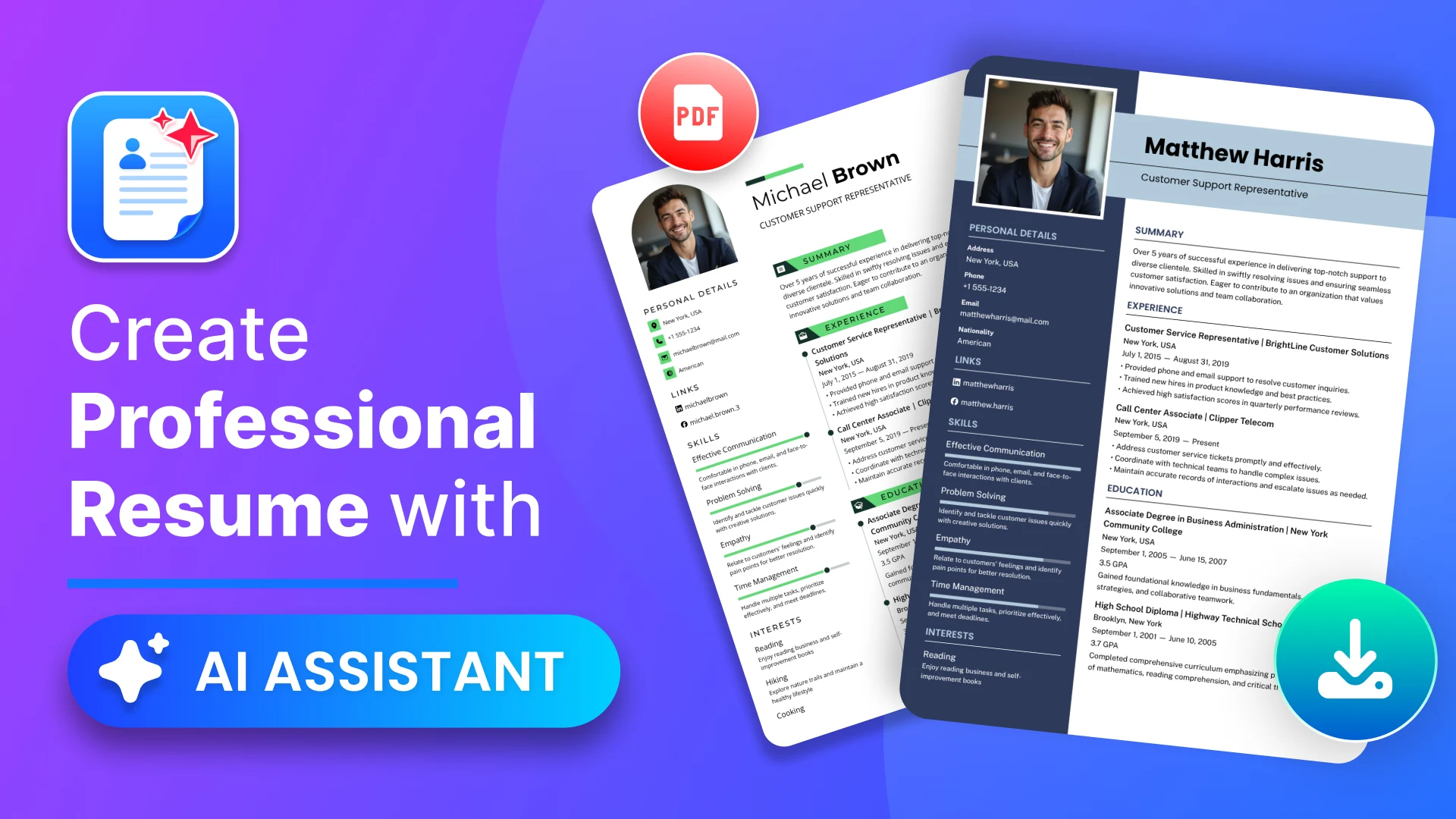 Aperçu de l'application WeBuildCV: Resume Maker PDF AI 5