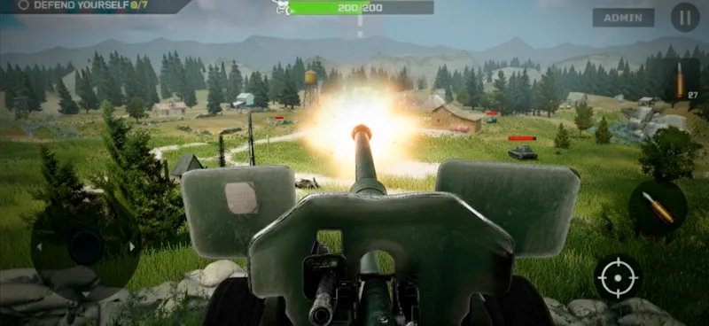 World of Artillery 2: Cannon capture d'écran 4