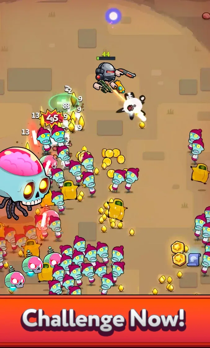 Capture d'écran du gameplay de Zombusters (Zombalypse) 3