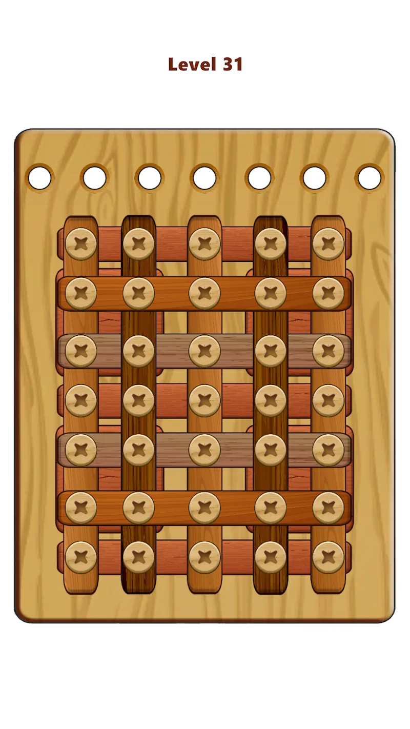 Wood Nuts & Bolts Puzzle capture d'écran 4