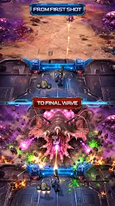 Capture d'écran 3 de Sector Defense: Roguelike TD