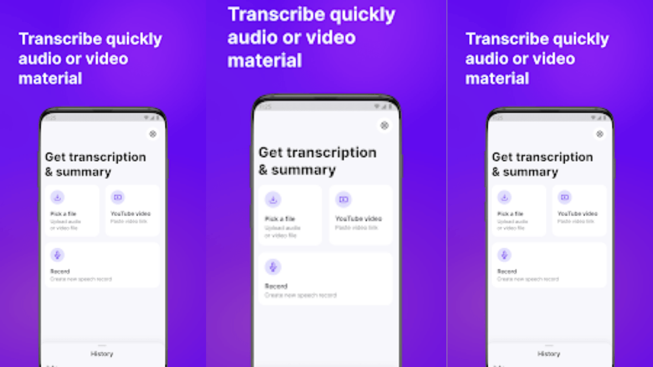 Capture d'écran de l'application Sum AI Speech to Text Notes 1