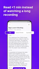 Capture d'écran de l'application Sum AI Speech to Text Notes 5
