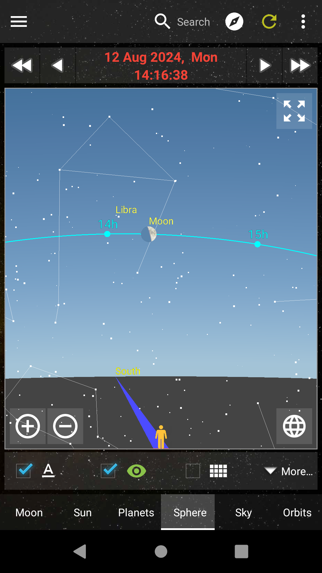 Capture d'écran 4 de l'application Daff Moon Phase