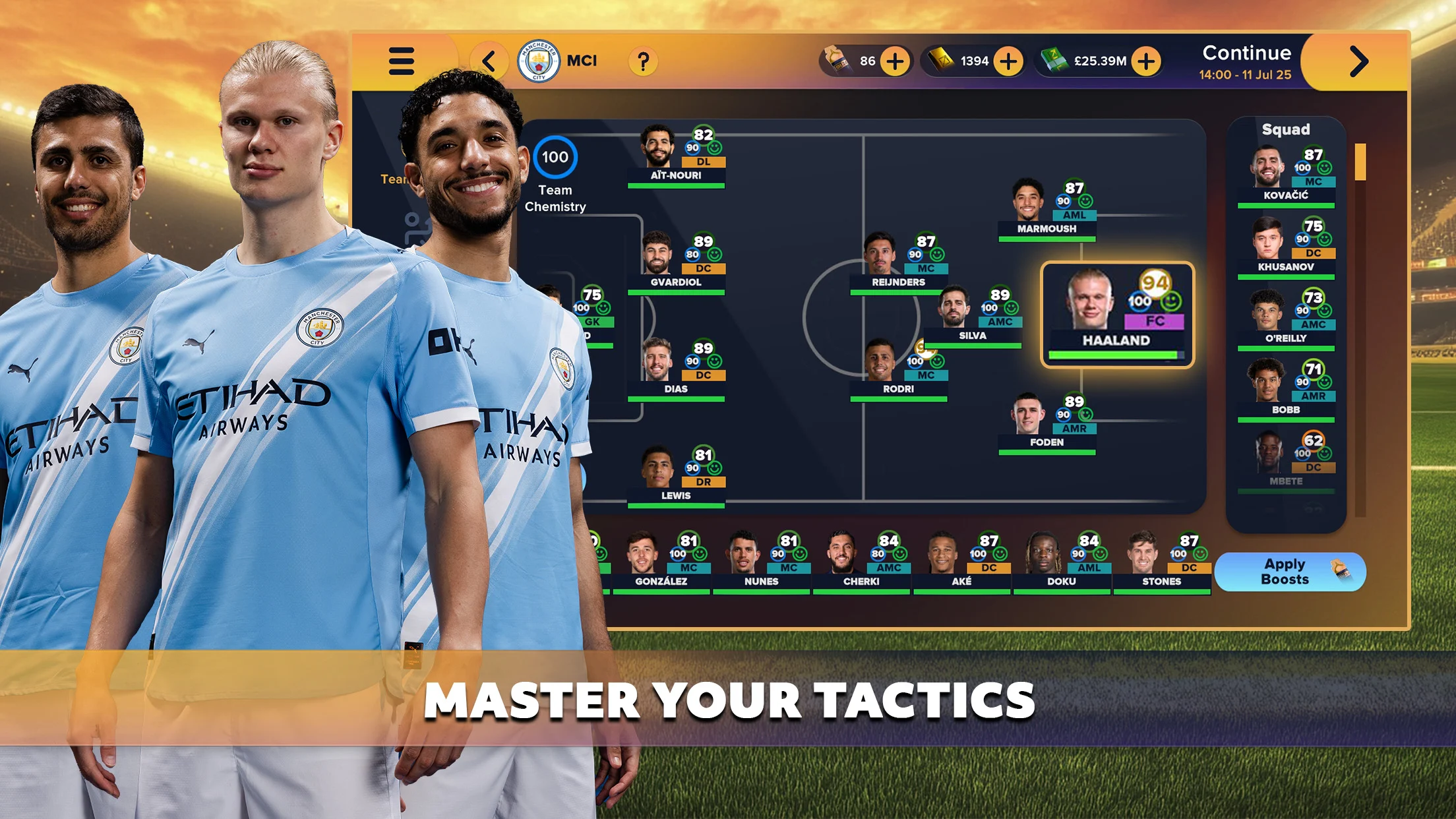 Screenshot gameplay Soccer Manager 2026 4