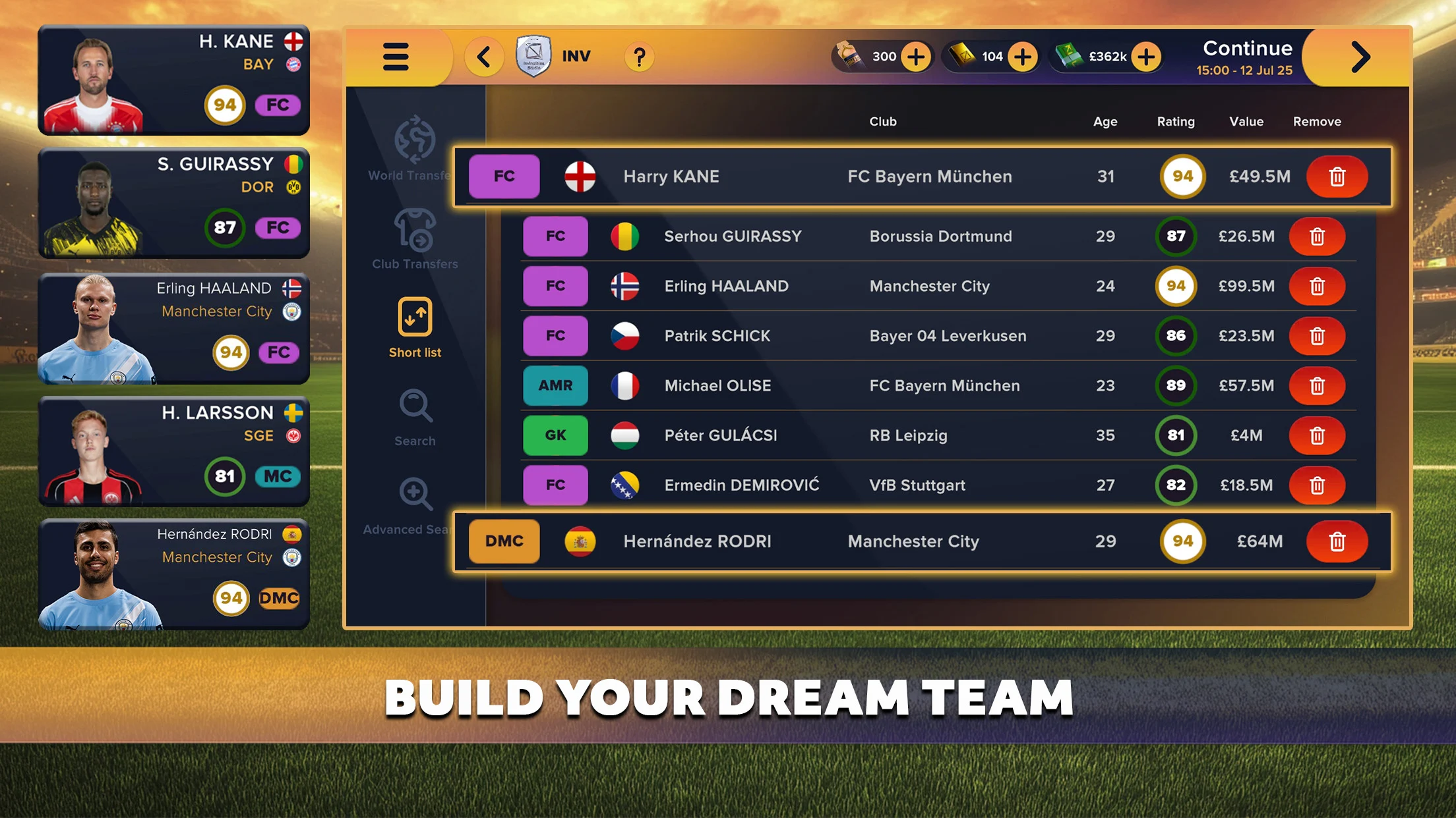 Screenshot gameplay Soccer Manager 2026 6
