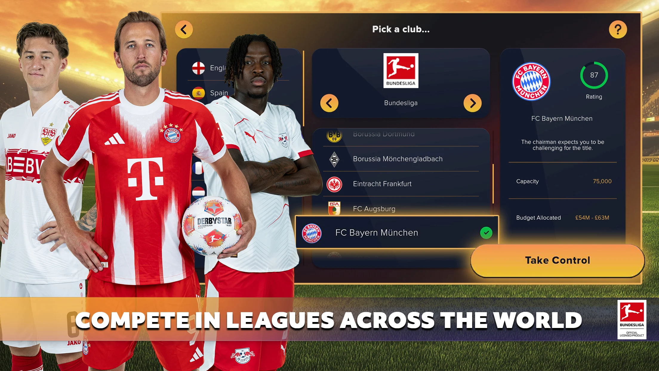 Screenshot gameplay Soccer Manager 2026 3