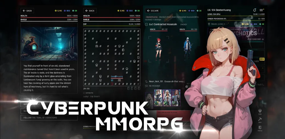 Arclight City: Cyberpunk RPG gameplay screenshot 1