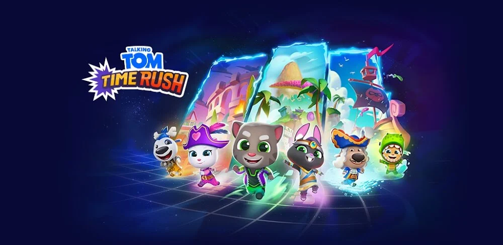Capture d'écran du gameplay de Talking Tom Time Rush 1