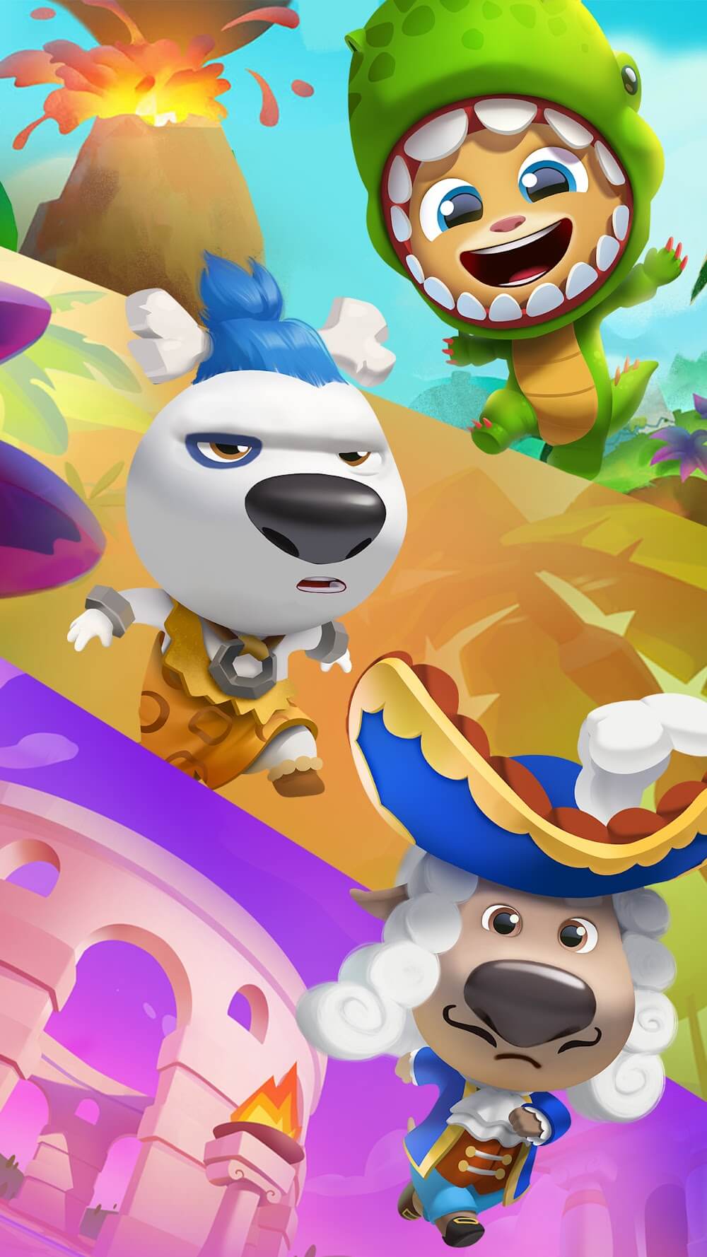 Capture d'écran du gameplay de Talking Tom Time Rush 6