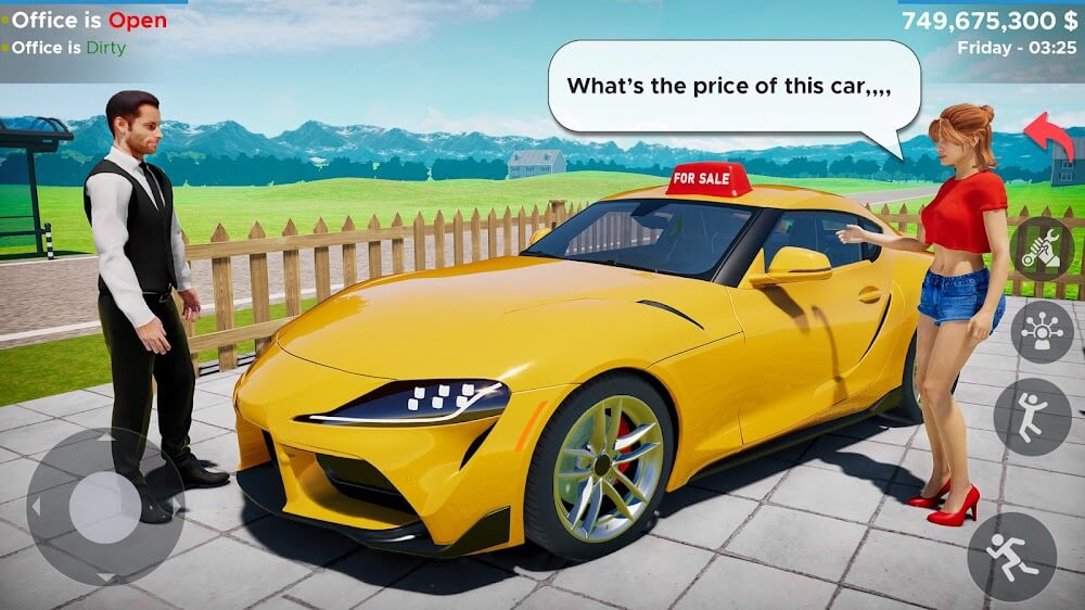 Tangkapan layar gameplay Car Saler Simulator Dealership 4