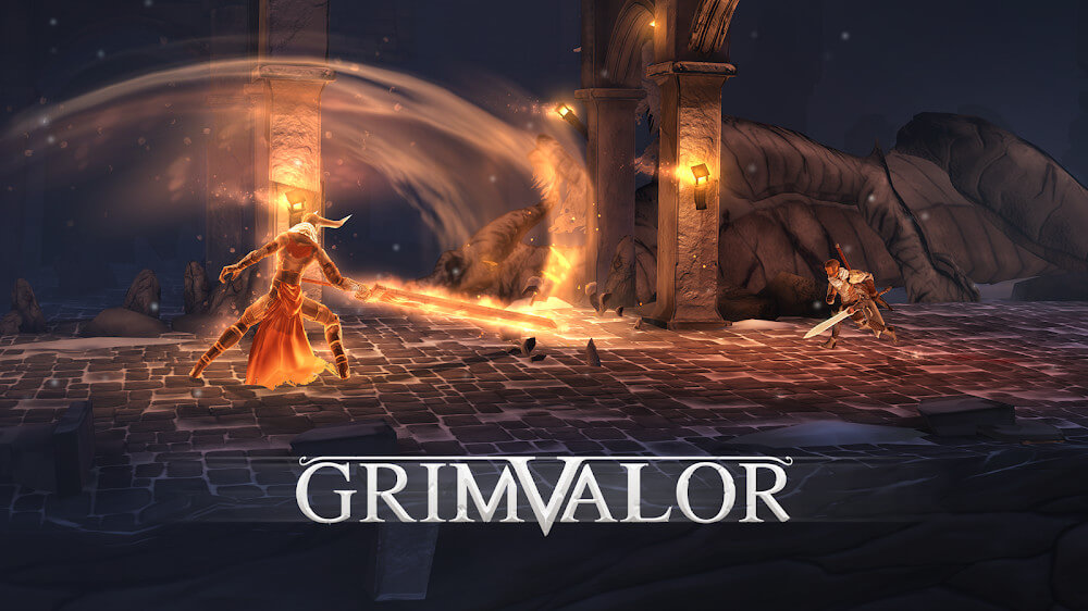 Grimvalor गेमप्ले स्क्रीनशॉट 2