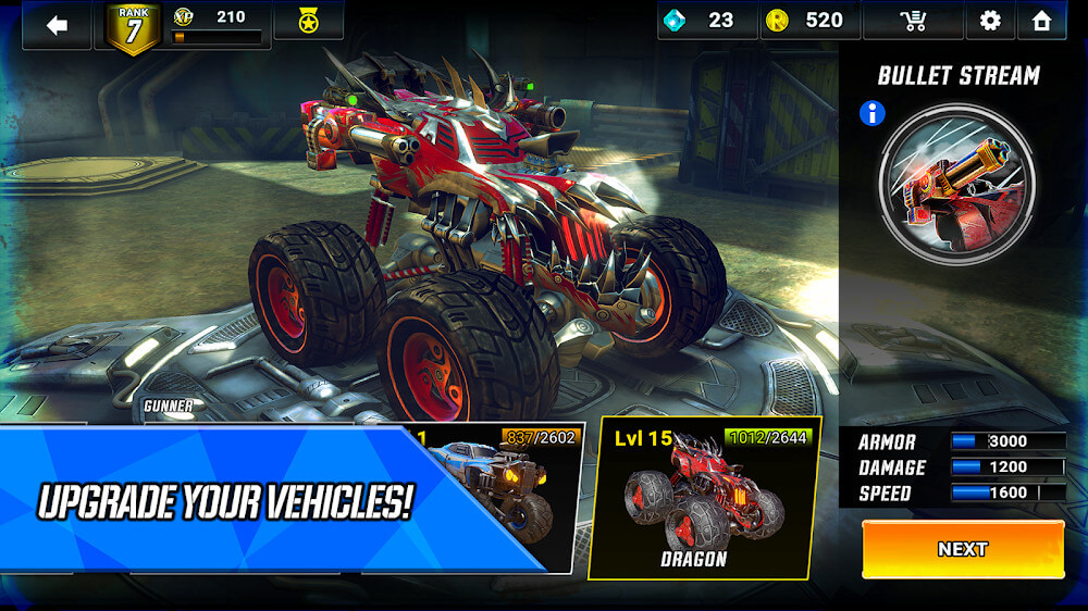 Tangkapan layar gameplay RACE: Rocket Arena Car Extreme 3