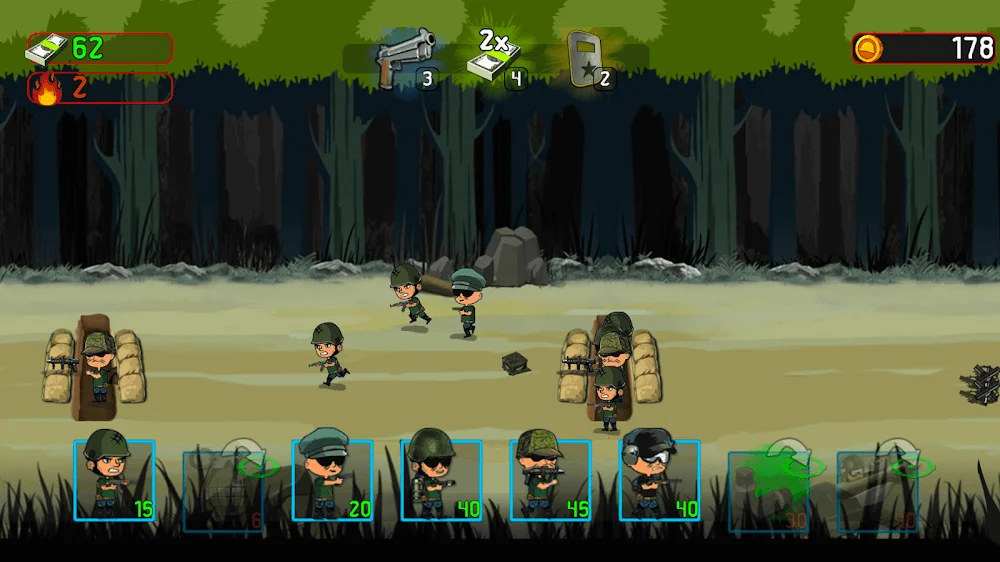Capture d'écran du gameplay de War Troops: Military Strategy 2