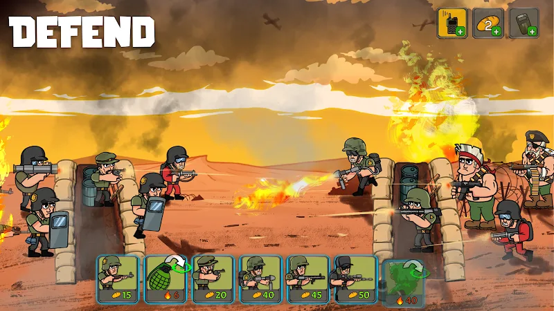 Capture d'écran du gameplay de War Strategy Game: RTS WW2 6