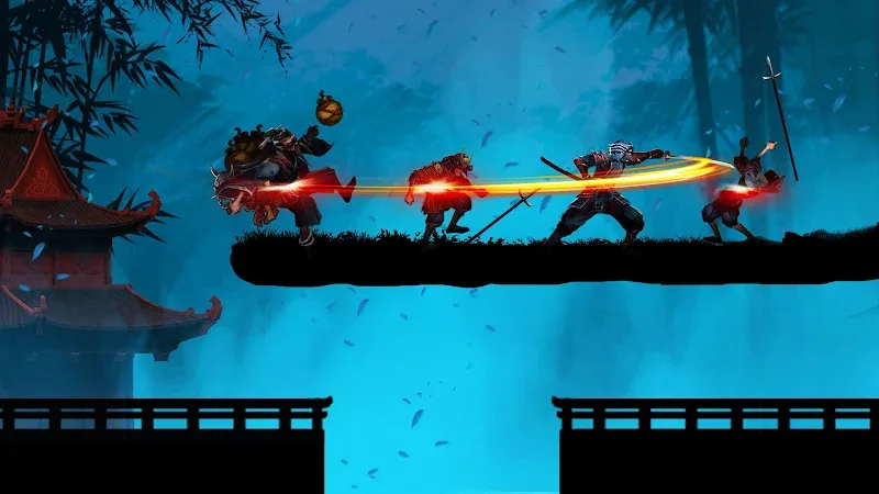 Tangkapan layar gameplay Kaz Warrior 3 4