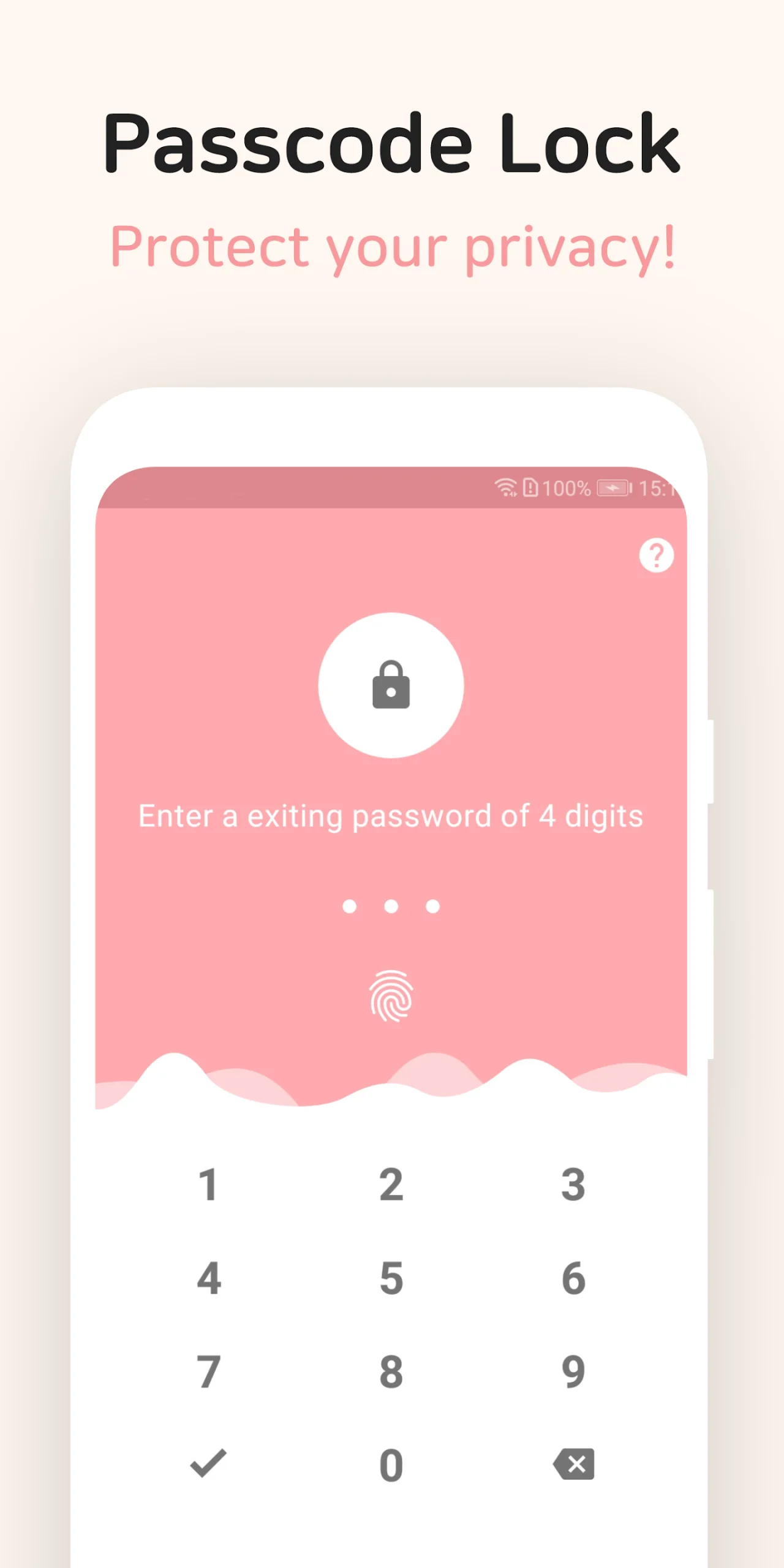 DailyLife: Private Diary, Lock capture d'écran 2