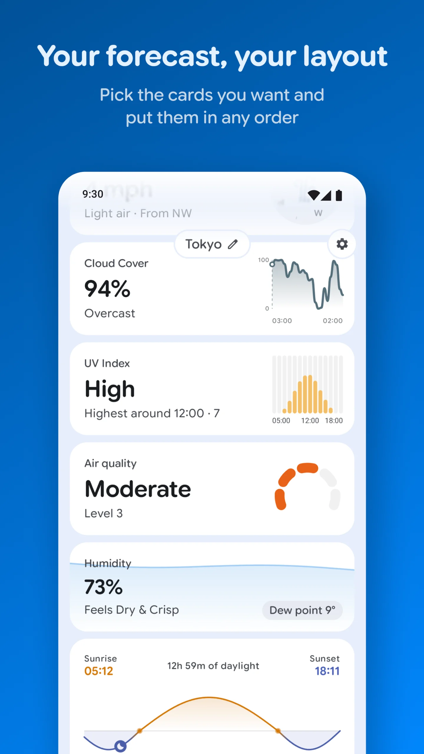 Capture d'écran de l'application Gradient Weather 4