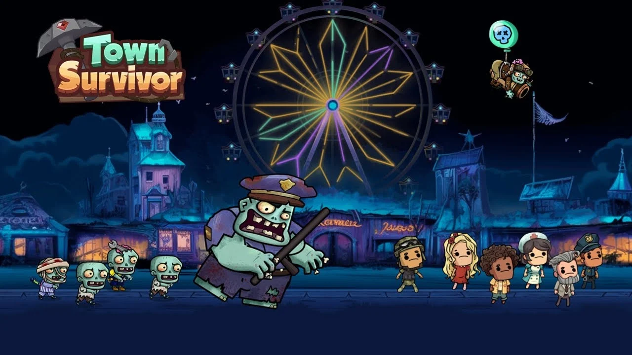 Capture d'écran du gameplay de Town Survivor 1