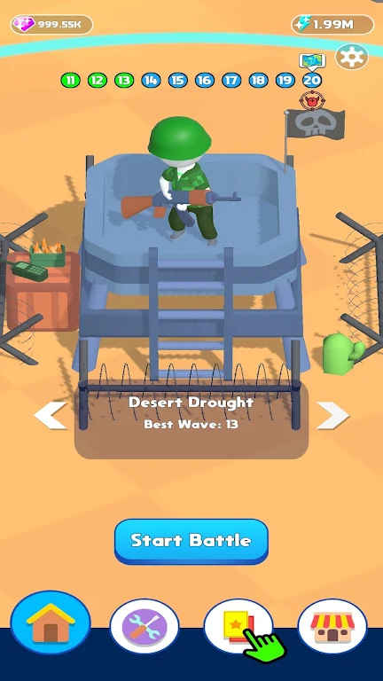 Tower Hero Idle: Army Rush 3D capture d'écran 3
