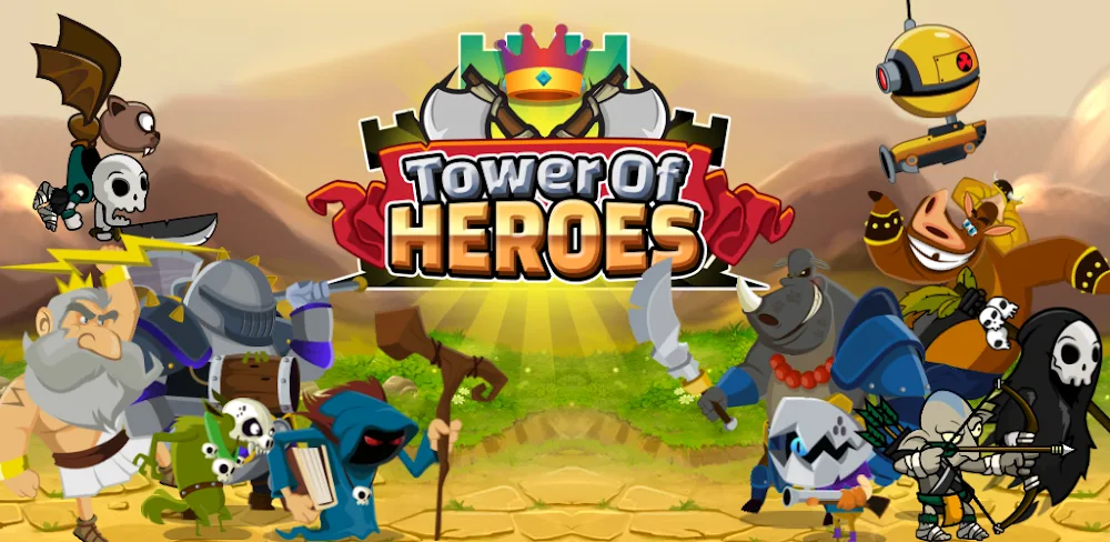 Tower Of Heroes: Epic Defense capture d'écran 1