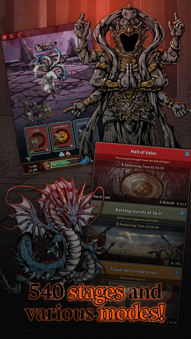 Aperçu du gameplay de Titan Slayer: Deckbuilding RPG 3