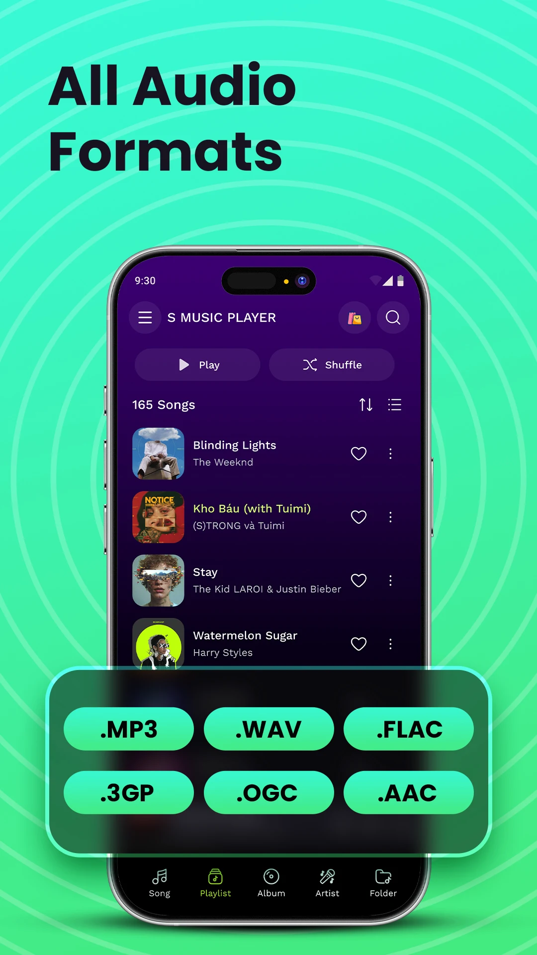Capture d'écran 4 de Offline Music Player – MP3 App