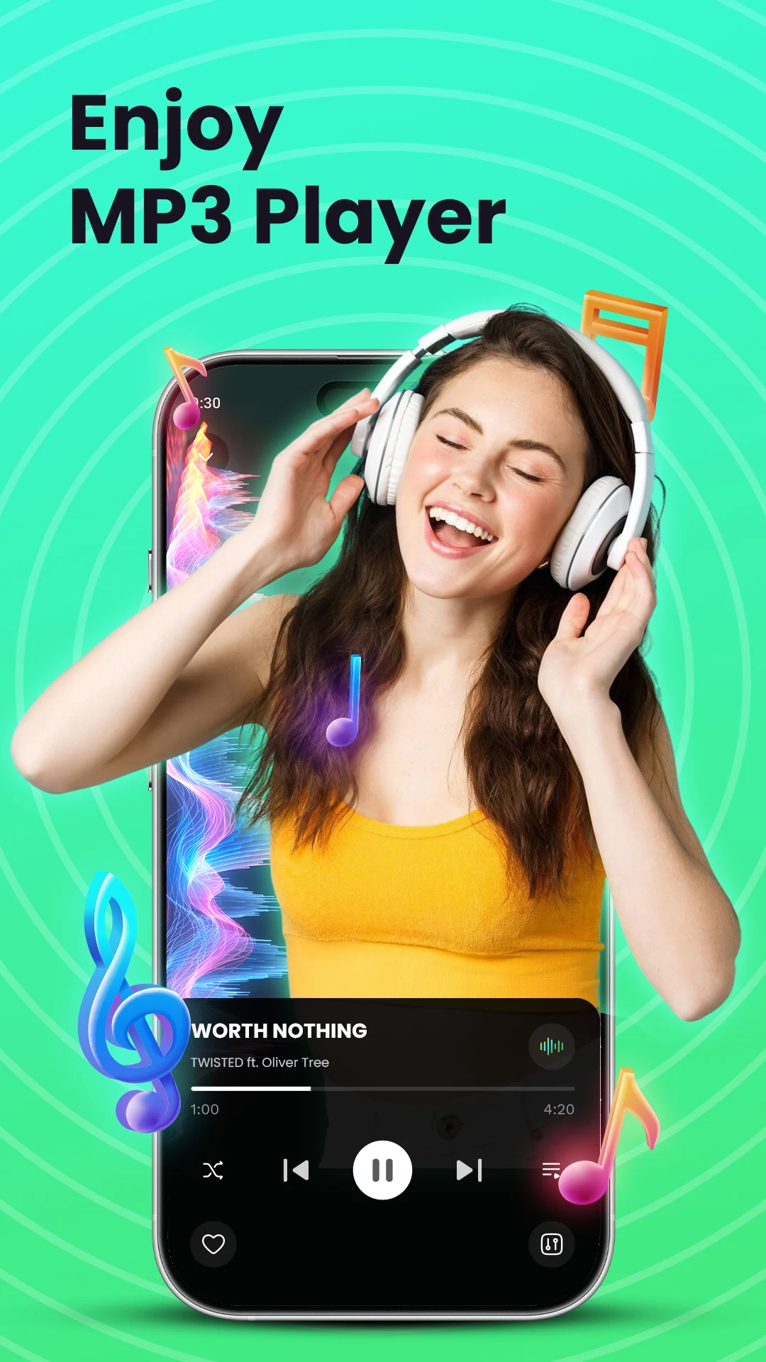 Capture d'écran 3 de Offline Music Player – MP3 App