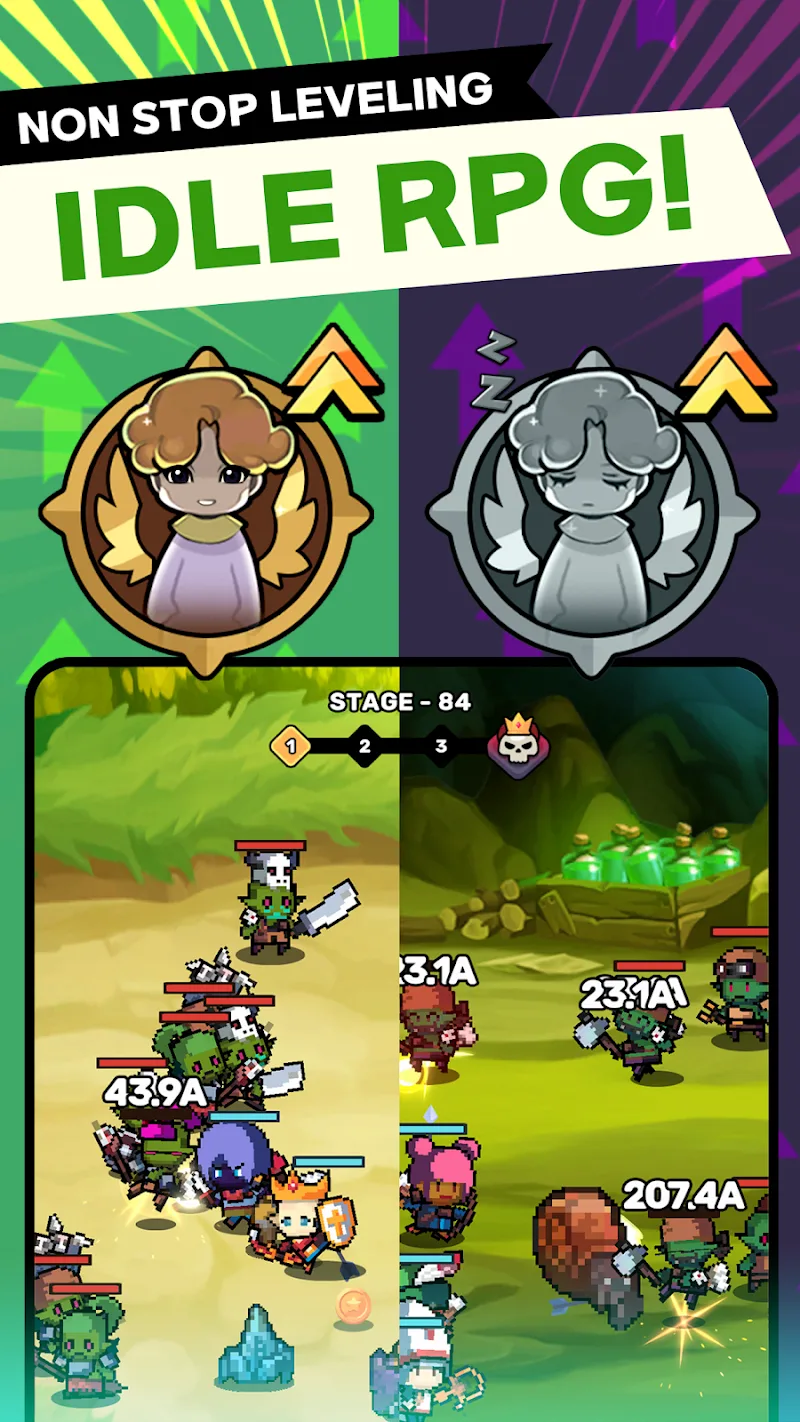 Tiny Quest : Idle RPG capture d'écran 5