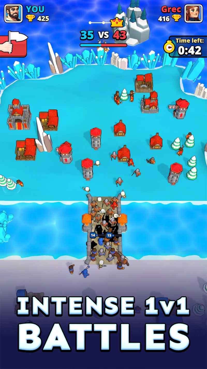 Tiny Clash! capture d'écran 2