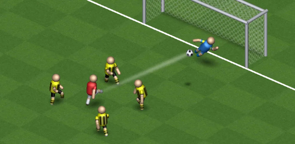 Capture d'écran de gameplay 1 de Top Scorer 3: World Champion