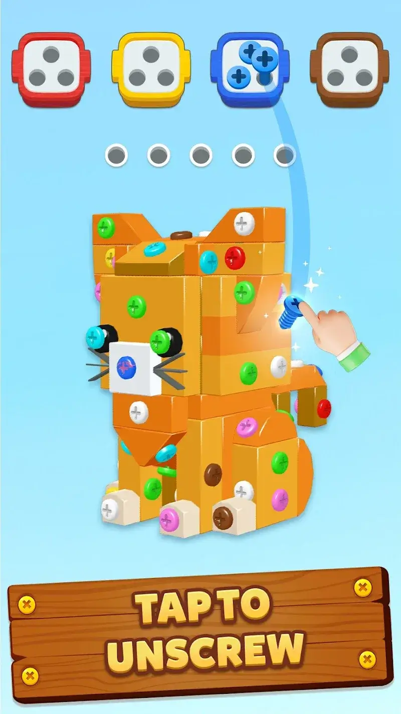 Screwdom 3D gameplay screenshot 2