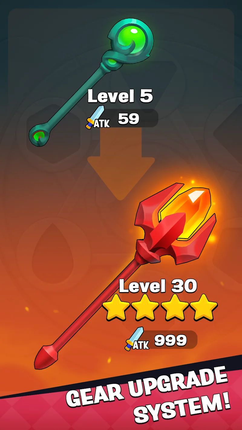 Capture d'écran du gameplay d'Archmagic Survivors TD 5