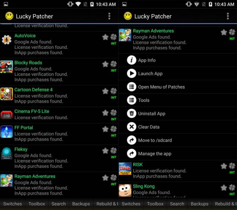 Lucky Patcher ภาพหน้าจอ 4