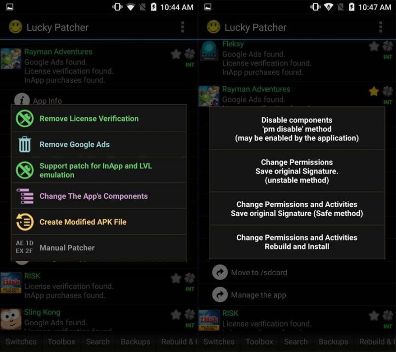 Lucky Patcher ภาพหน้าจอ 5
