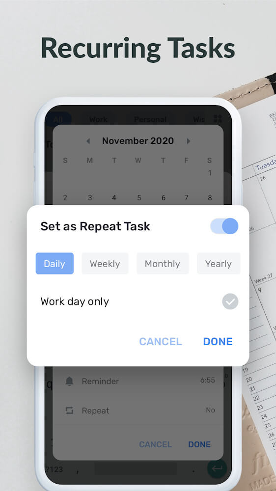 Предпросмотр To Do List приложения 7